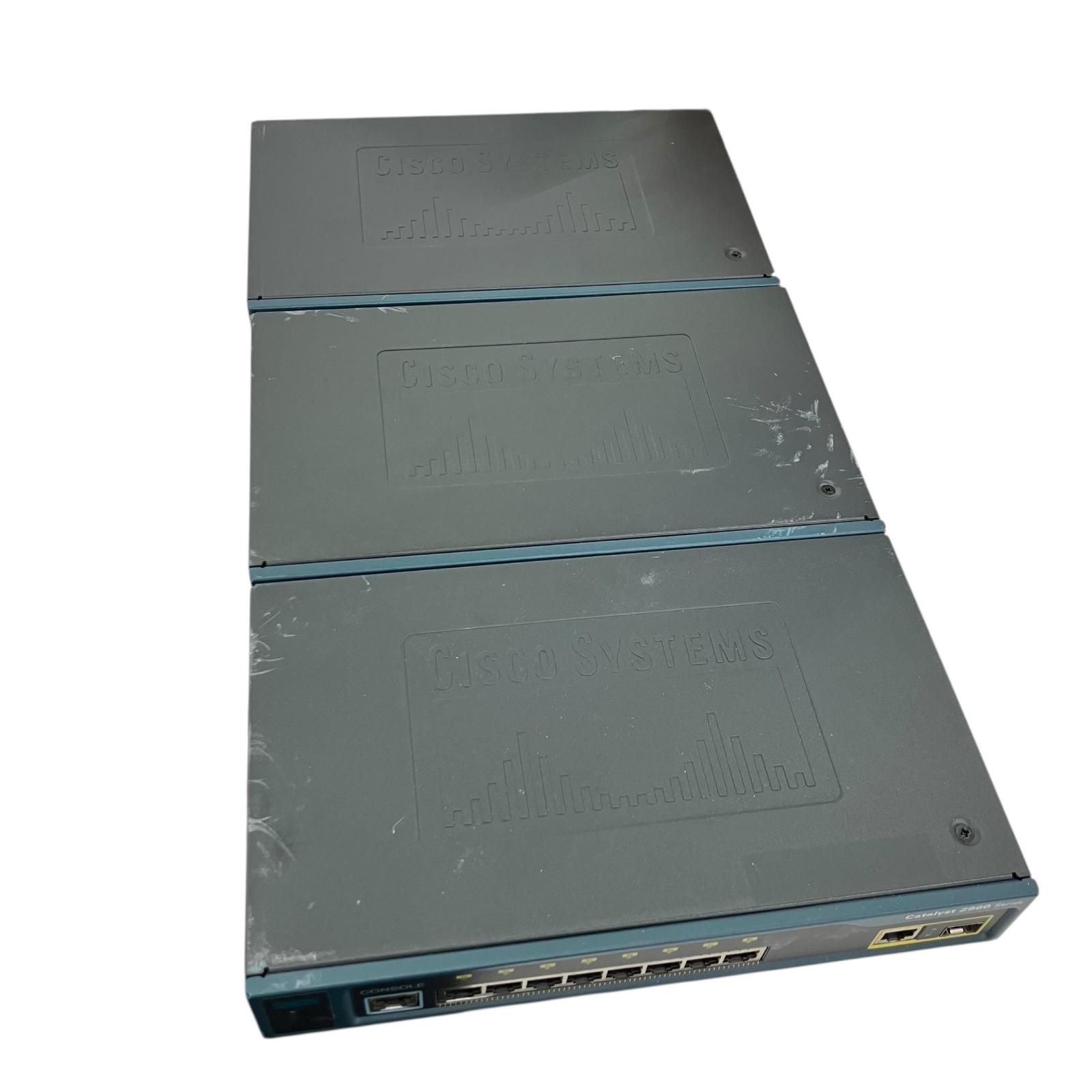186000 現状品 Cisco Catalyst 2960シリーズ WS-C2960-8TC-L  3点まとめ売り [0000000002070] 186000 現状品 Cisco Catalyst 2960シリーズ WS-C2960-8TC-L 3点まとめ