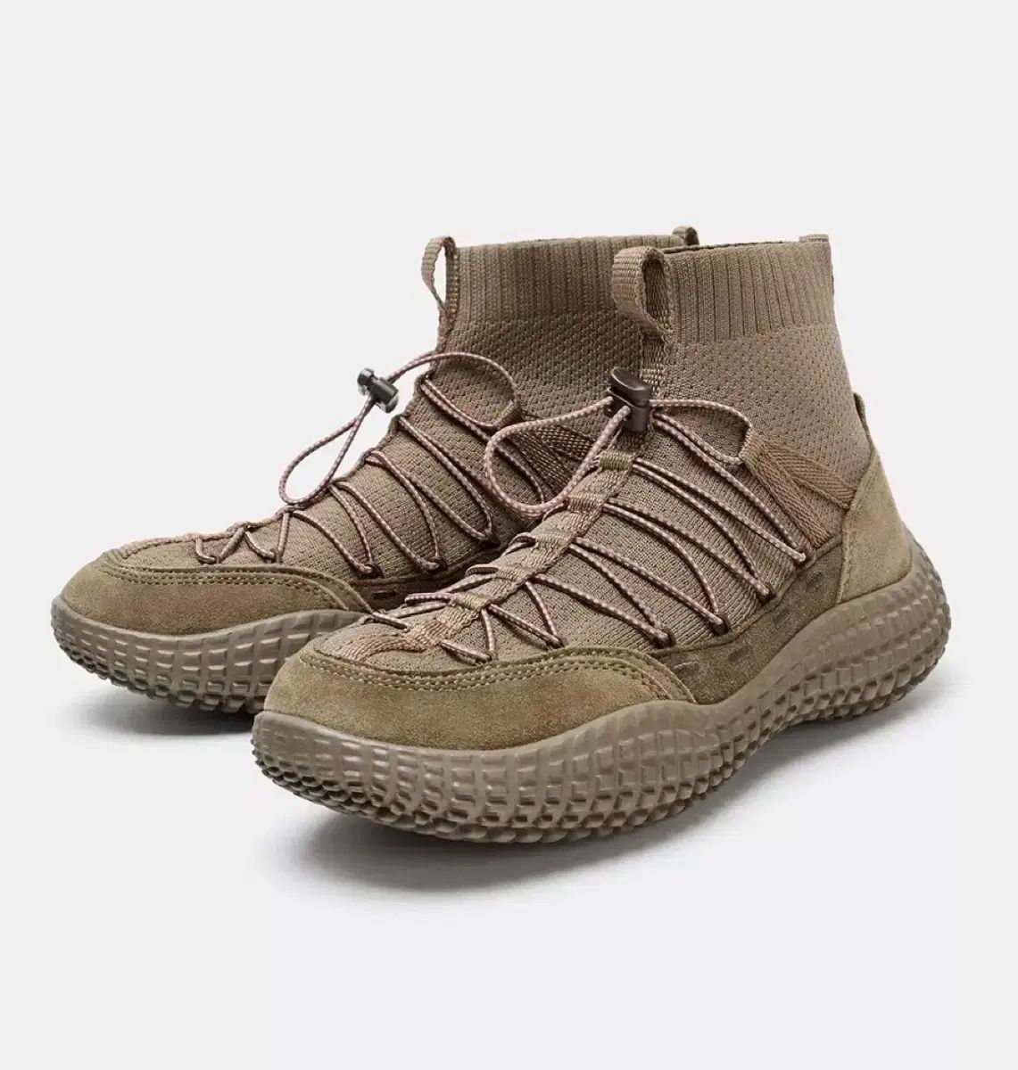 ZARA ザラ ハイトップ スニーカー カーキ 240