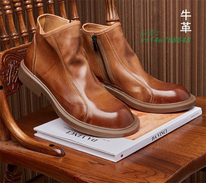 マーティンブーツ ブーツメンズ ショートブーツ 牛革 紳士靴 防寒 かっこいいワークブーツ 秋冬 バイクブーツ vii4w788848