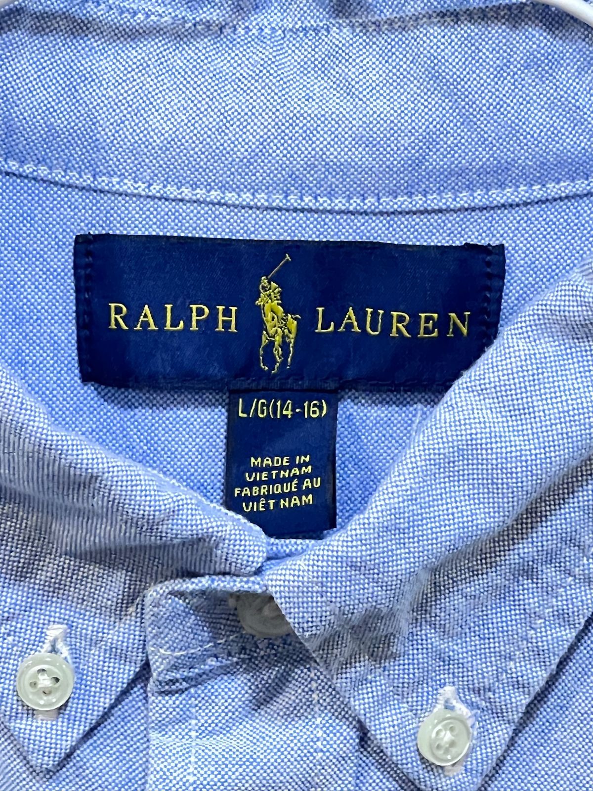 美品 Ralph Lauren ボタンダウン オックスフォード ブルー シャツ 楽天市場】ポロ ラルフローレン オックスフォード ボタンダウン