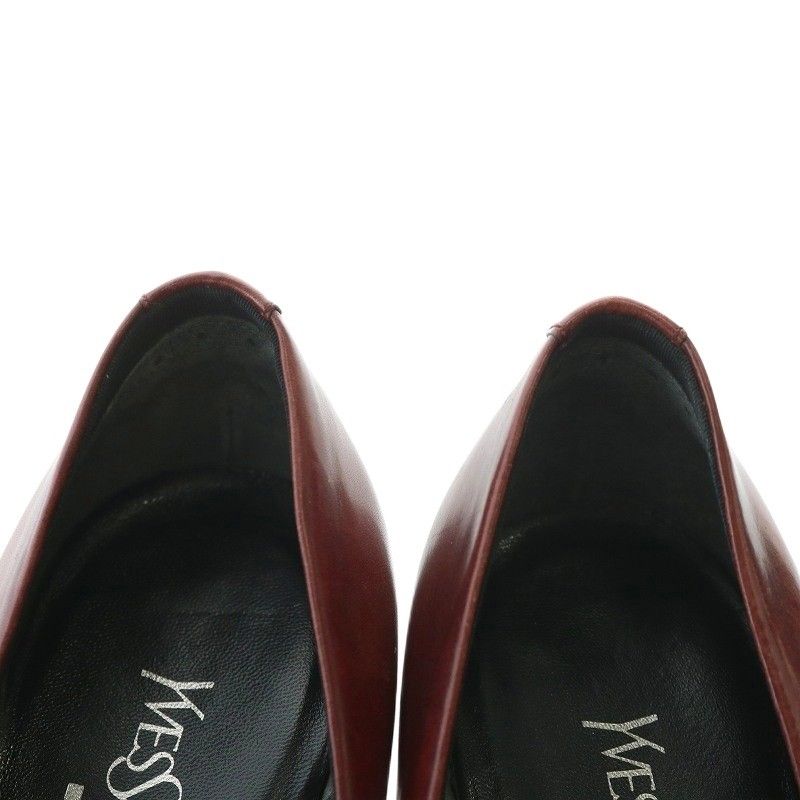 イヴサンローラン YVES SAINT LAURENT パンプス レザー ポイン