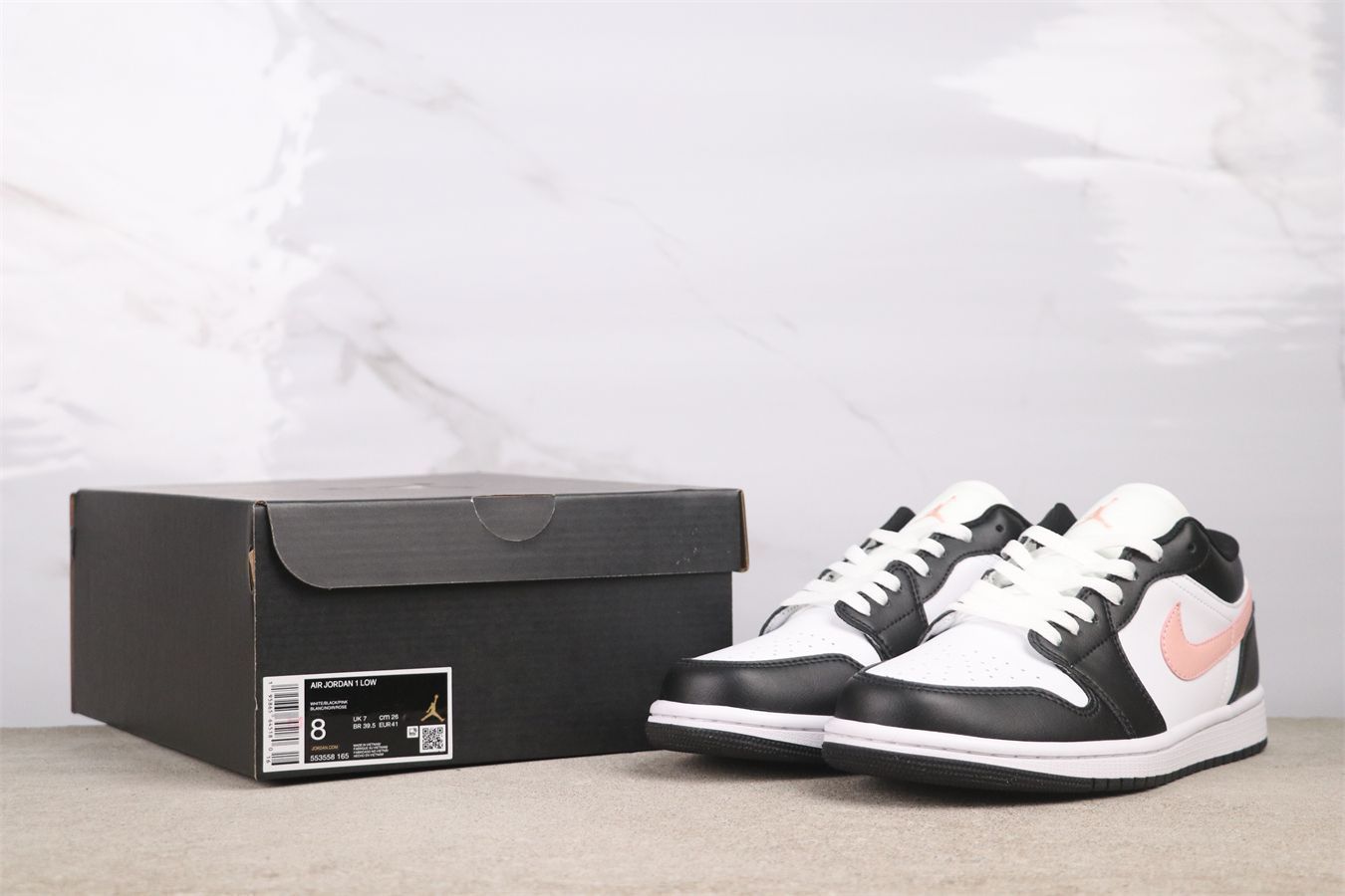 今日特価】Jordan 553558-165 ジョーダン 1 ローカット ブラック