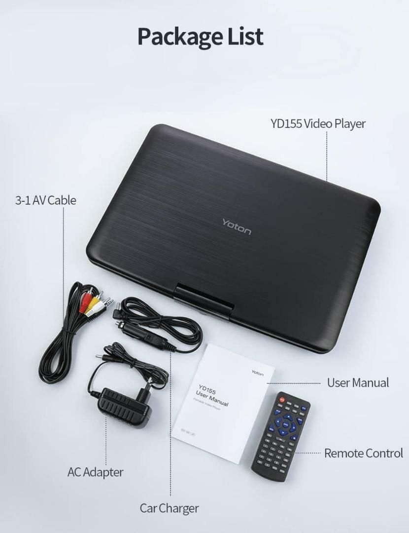 DVDプレーヤー 15.5インチ