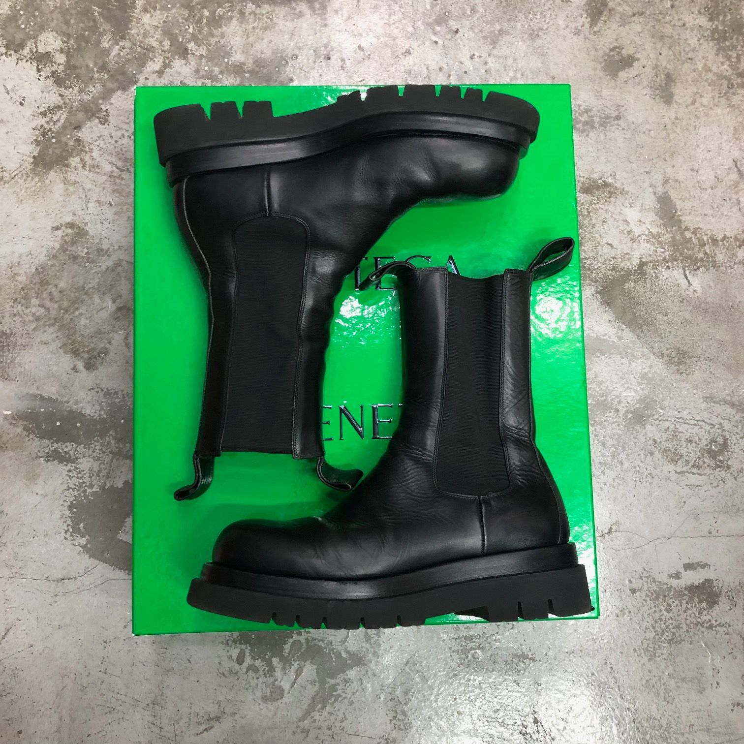 ボッテガヴェネタ  BOTTEGA VENETA ラグブーツ 43 BOTTEGA VENETA ボッテガヴェネタ ローファー LUG FLAT ラグ