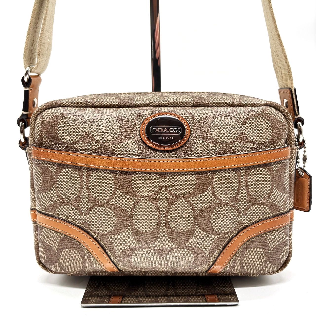 良品】 COACH コーチ ショルダーバッグ トートバッグ ワンショルダー 