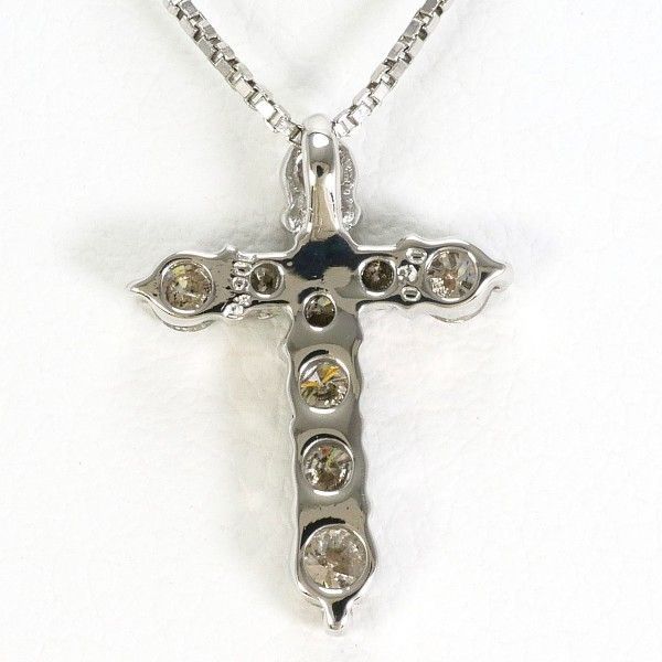 0.10ct Pt900/850 1粒ダイヤモンドネックレス 本物】0,10ct天然