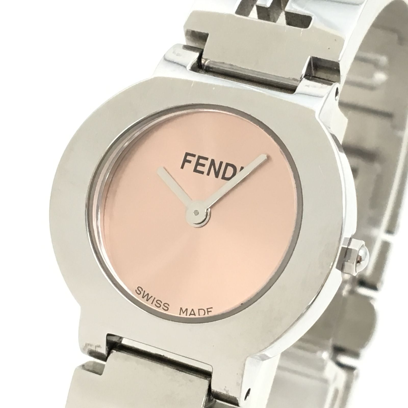 FENDI 3050L レディース 腕時計 文字盤ピンクゴールド 稼働品 6
