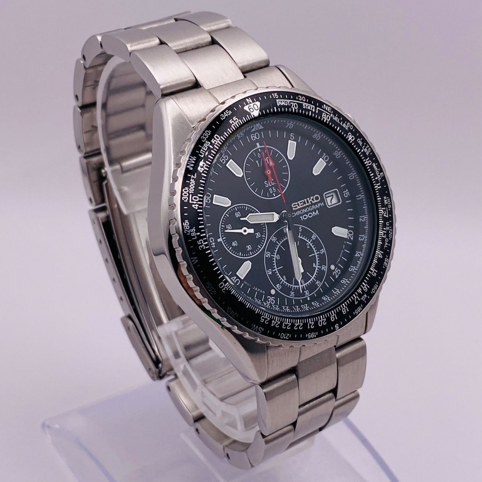 T162）美品 稼動品 SEIKO セイコー フライトマスター パイロット 