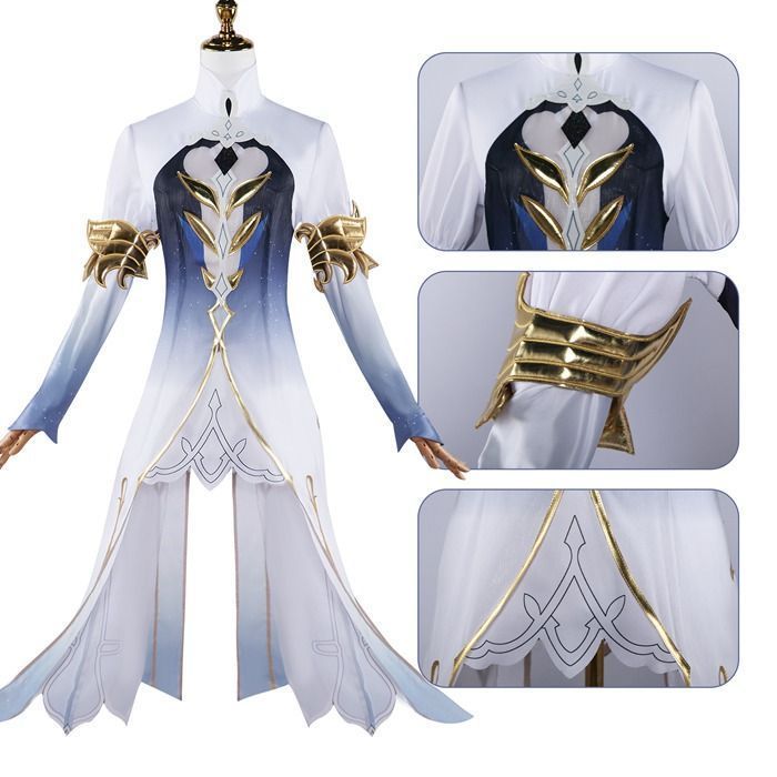 原神 魔神フォカロルス 水神 コスプレ衣装 ウィッグ付き フリーナ コスプレ 罪人の円舞曲 魔神服　キャラクター コスプレ イベント コスチューム cosplay party 仮装 変装 ハロウィン パーティ