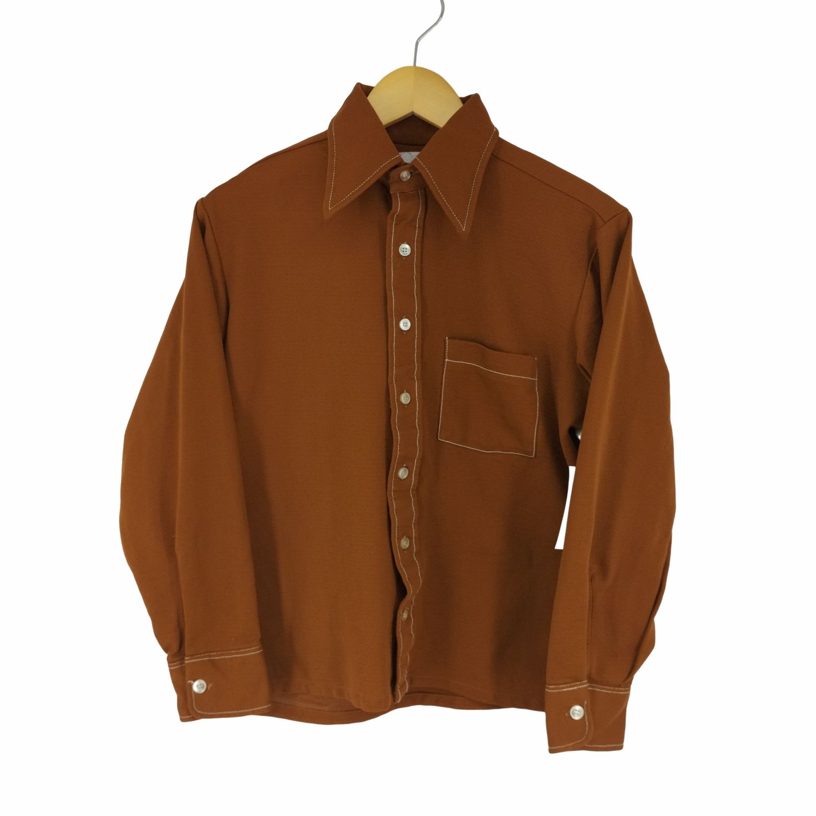 ユーズドフルギ USED古着 {{mac Taggart }}70S フロントBDポケットシャツ メンズ JPN：M 