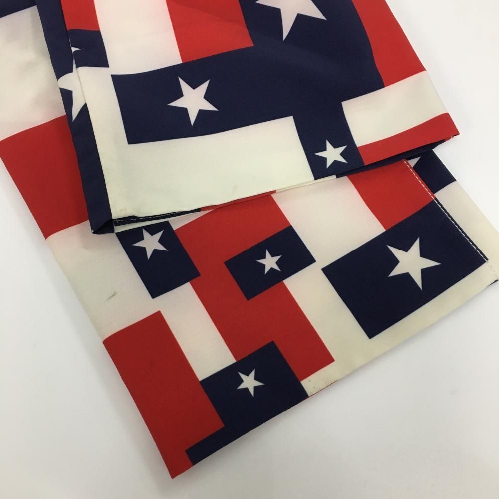 ラウドマウス パンツ 白×レッド×ネイビー 星 星条旗風 メンズ M ゴルフ