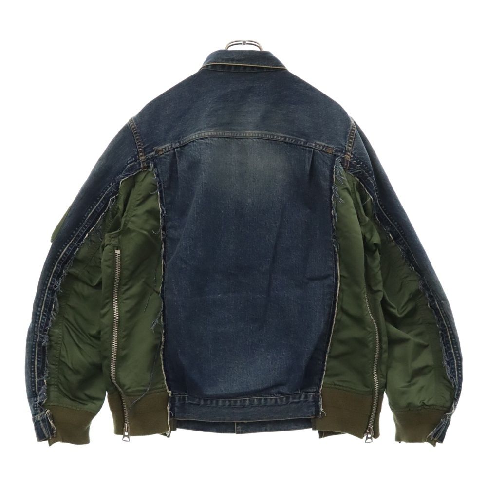 Sacai (サカイ) 20AW Denim × MA-1 Jacket 再構築 ドッキング