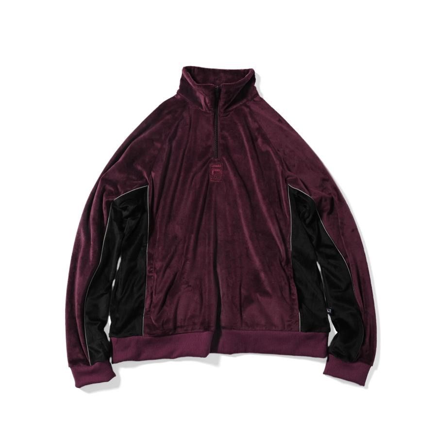 FILA × LFYT フィラ × エルエフワイティー VELOUR HALF ZIP PULLOVER 
