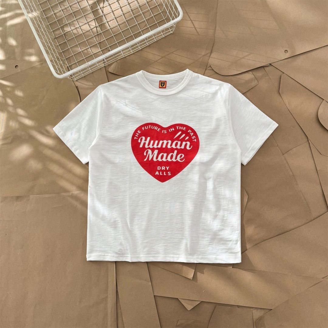 HUMAN MADE SS25 ヒューマンメイド Tシャツ 半袖 ハート型 ロゴ