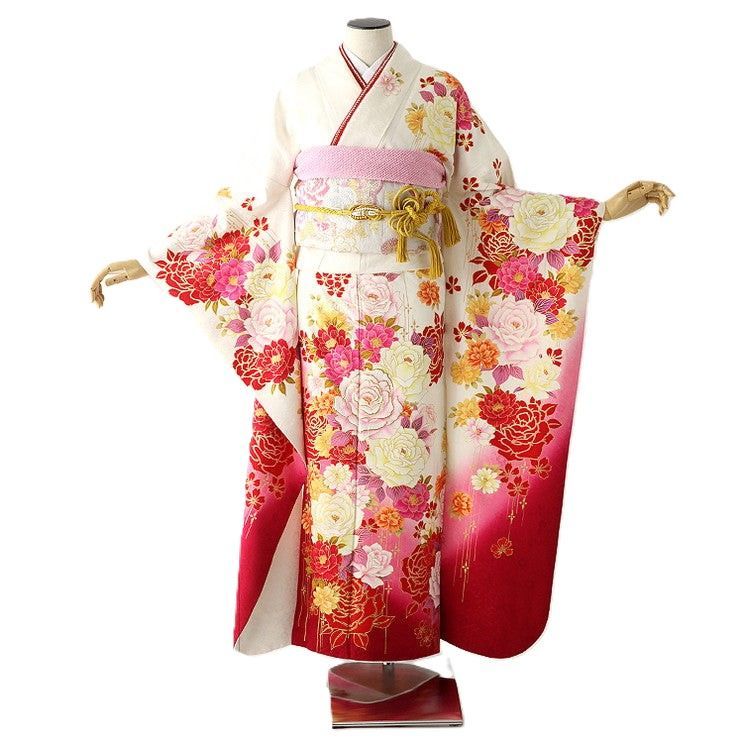 振袖 身長157-172cm 白 wh-037 振袖 身長157-172cm 白 wh-037 - メルカリ
