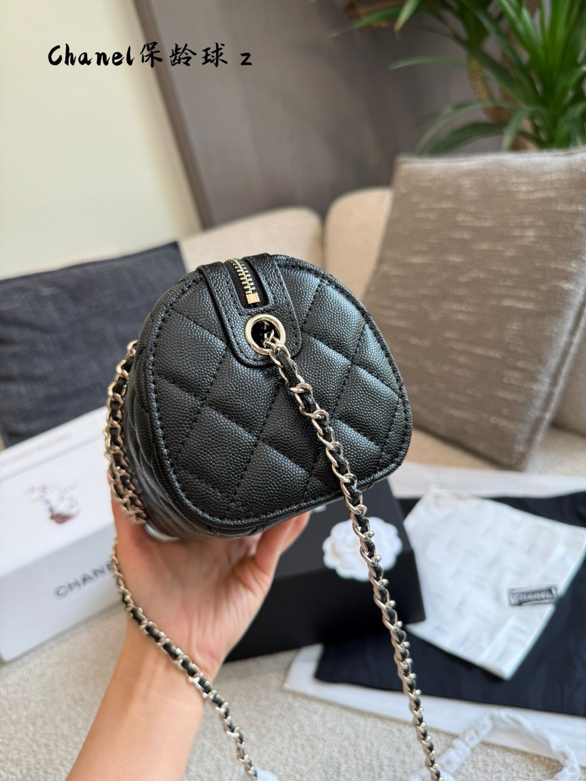 シャネル 25P ミニボーリングバッグ ハートロゴ ブラック 今日特価】Chanel 25P ボウリングバッグ ハートラバー