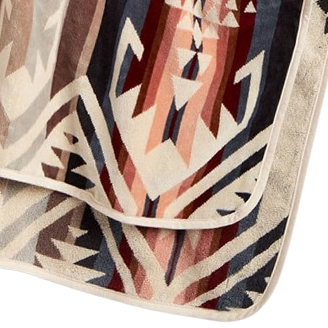 PENDLETON ペンドルトン フードタオル オーバーサイズ ブランケット フード付き 着るタオル アウトドア レジャー プール 215x101cm 大人用 総柄 XB248 OLIVEOS_COM_TR