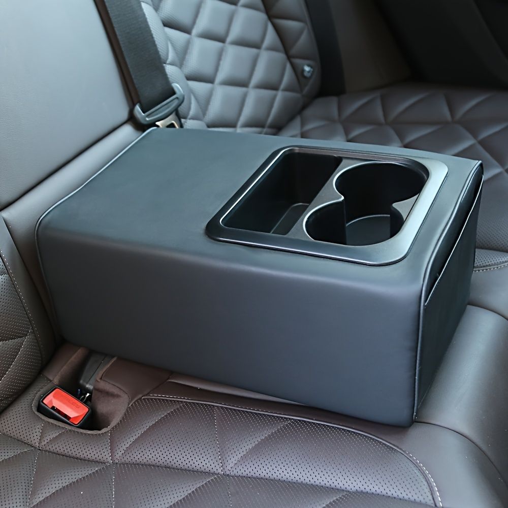 車 アームレスト ボックス 収納ボックス ドリンクホルダー 手置きクッション 車載 センターコンソール 肘掛けパッド 肘置き ひじ掛け ひじ置き コンソールカバー 汚れ防止 取付簡単 カーア