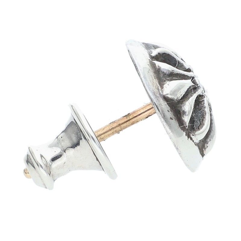 クロムハーツ STUD CRSBLL DIA|クロスボールスタッド 1ダイヤ|シルバーピアス メンズ WWW_WOWDIGSITE_COM