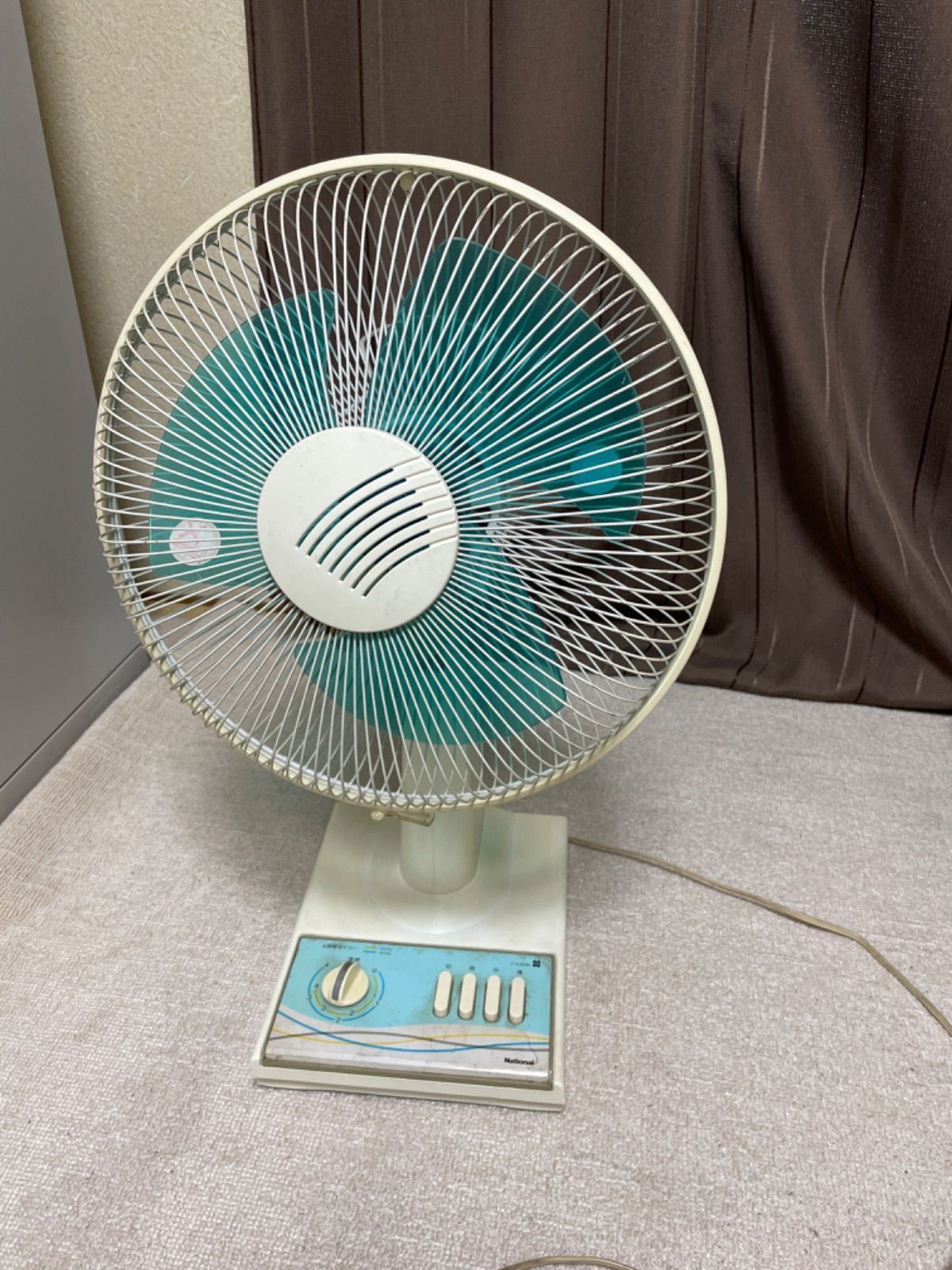 ナショナル　扇風機　N-N型　30cm　昭和レトロ ナショナル 扇風機 レトロ 30センチ卓上扇 F-A302B - メルカリ