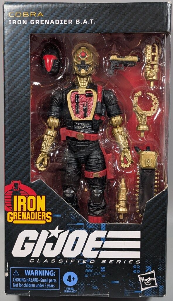 HASBRO CLASSIFIED SERIES IRON gerenadier B.A.T. 6インチ