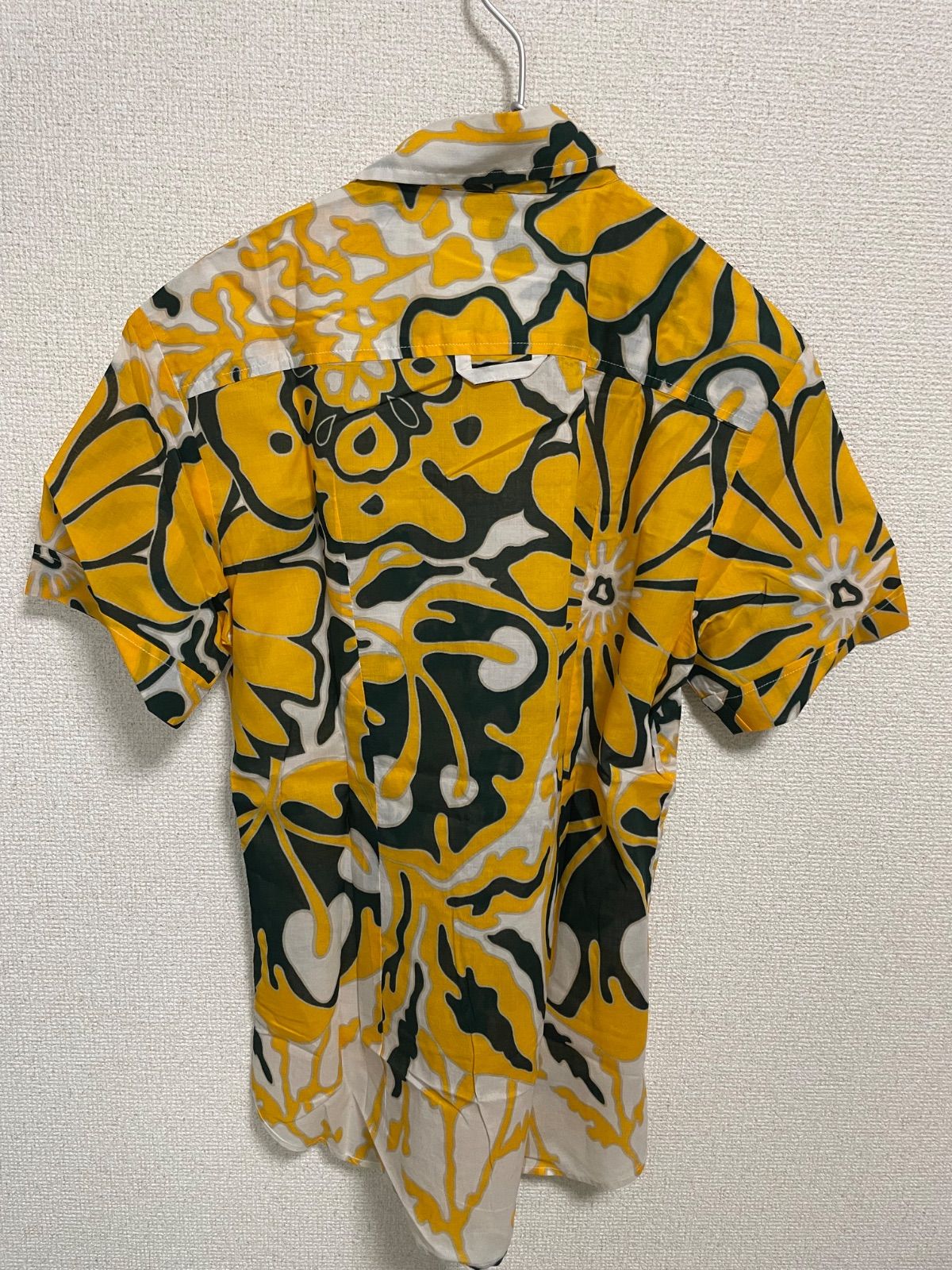 【希少】D&G 花柄プリント 半袖シャツ チムニーカラー　M〜L 花柄 Dolce & Gabbana(ドルチェ&ガッバーナ) シャツ(メンズ