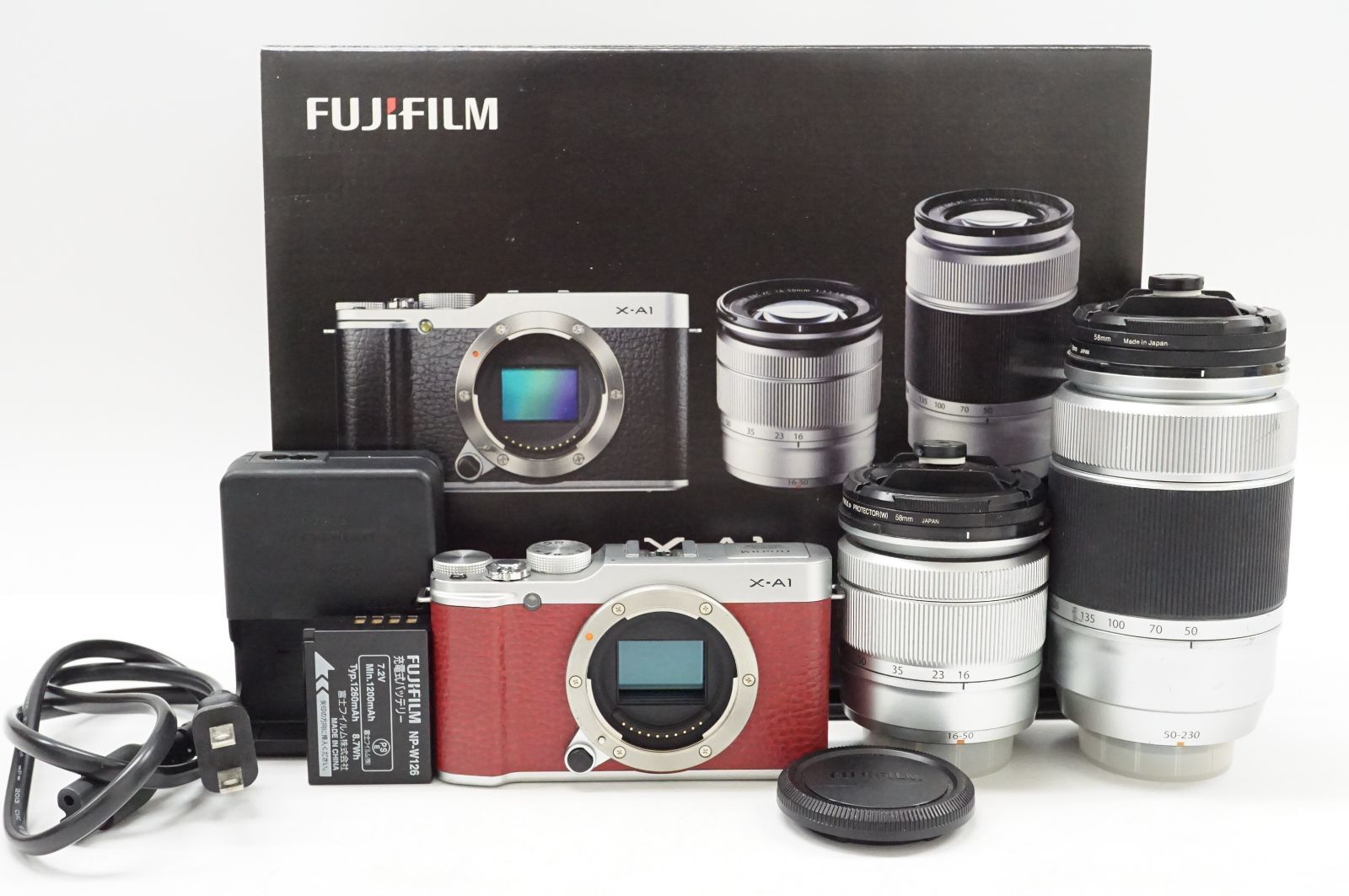 L271935)FUJIFILM X-A1 ミラーレス 一眼レフカメラ ダブルズームキット