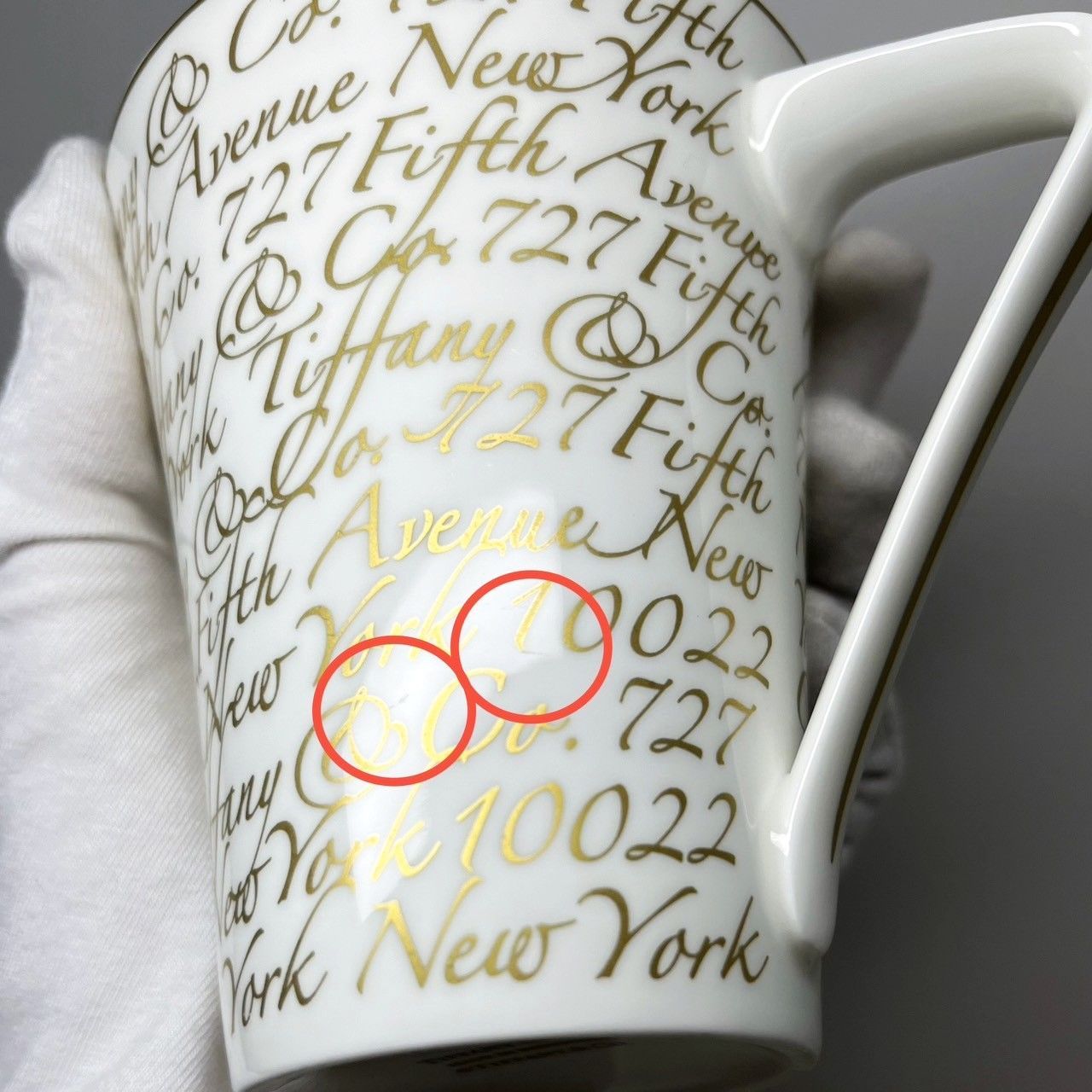 値下げ！Tiffany&Co. ティファニー ノーツ マグカップ 2客セット 陶器 
