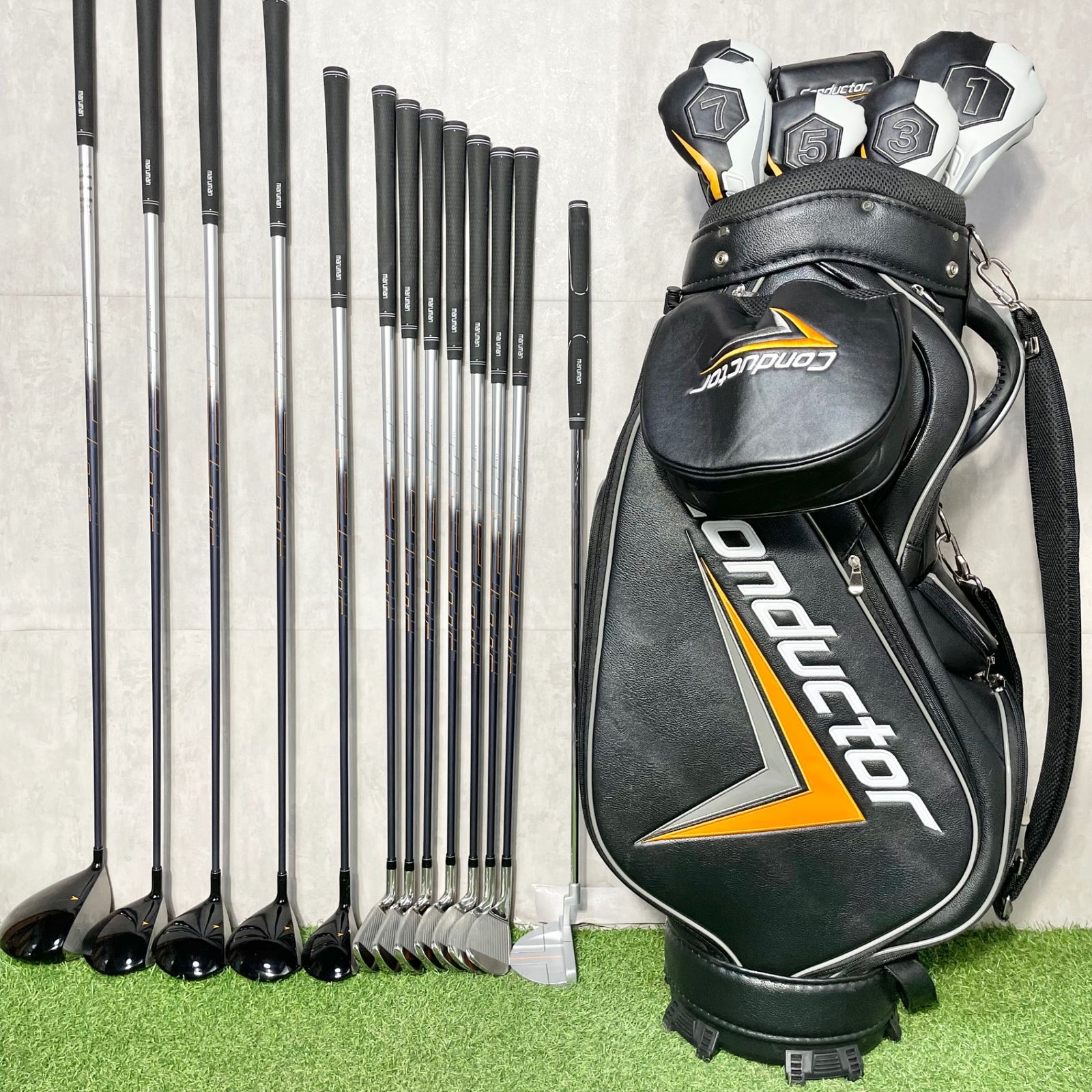 メンズ右利き初心者用　マルマン　コンダクター　ゴルフクラブセット　K-2086 maruman Conductor マルマン コンダクター 現行モデル ゴルフクラブ
