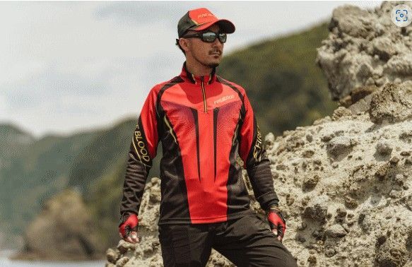 シマノ リミテッドプロ ハーフジップ ウォームシャツ SH-110X ブラッド