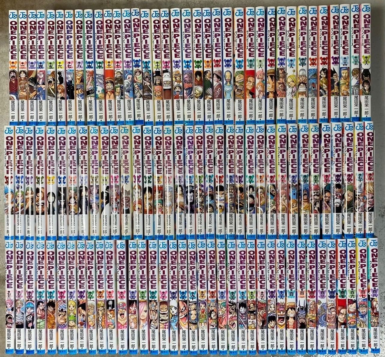 ワンピース ONE PIECE 最新巻全巻 1〜108巻セット+おまけ付き！