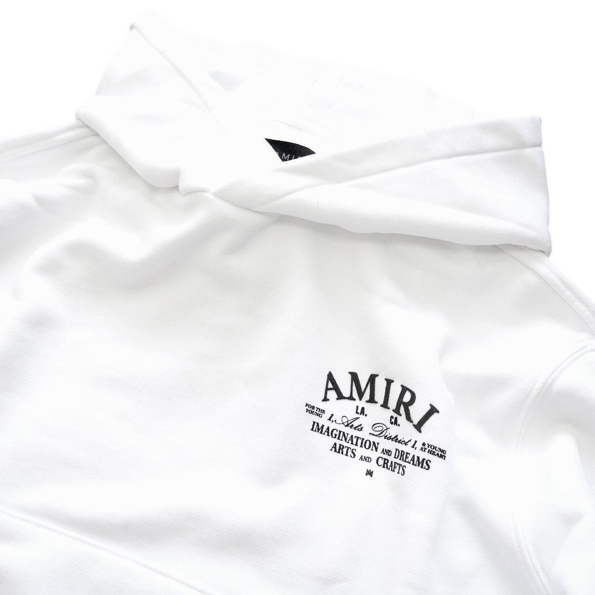 新品未使用✌️AMIRI MA BARロゴ　スウェットパーカー　ホワイトMサイズ MA Bar Embroidery Hoodie White | The Webster