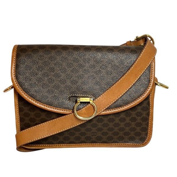 セリーヌ Celine マカダム柄 DM92 ヴィンテージ バッグ ショルダーバッグ レディース