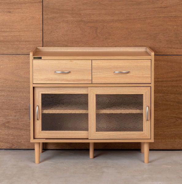 北欧風キャビネット サイドボード 食器棚 リビング収納（481）