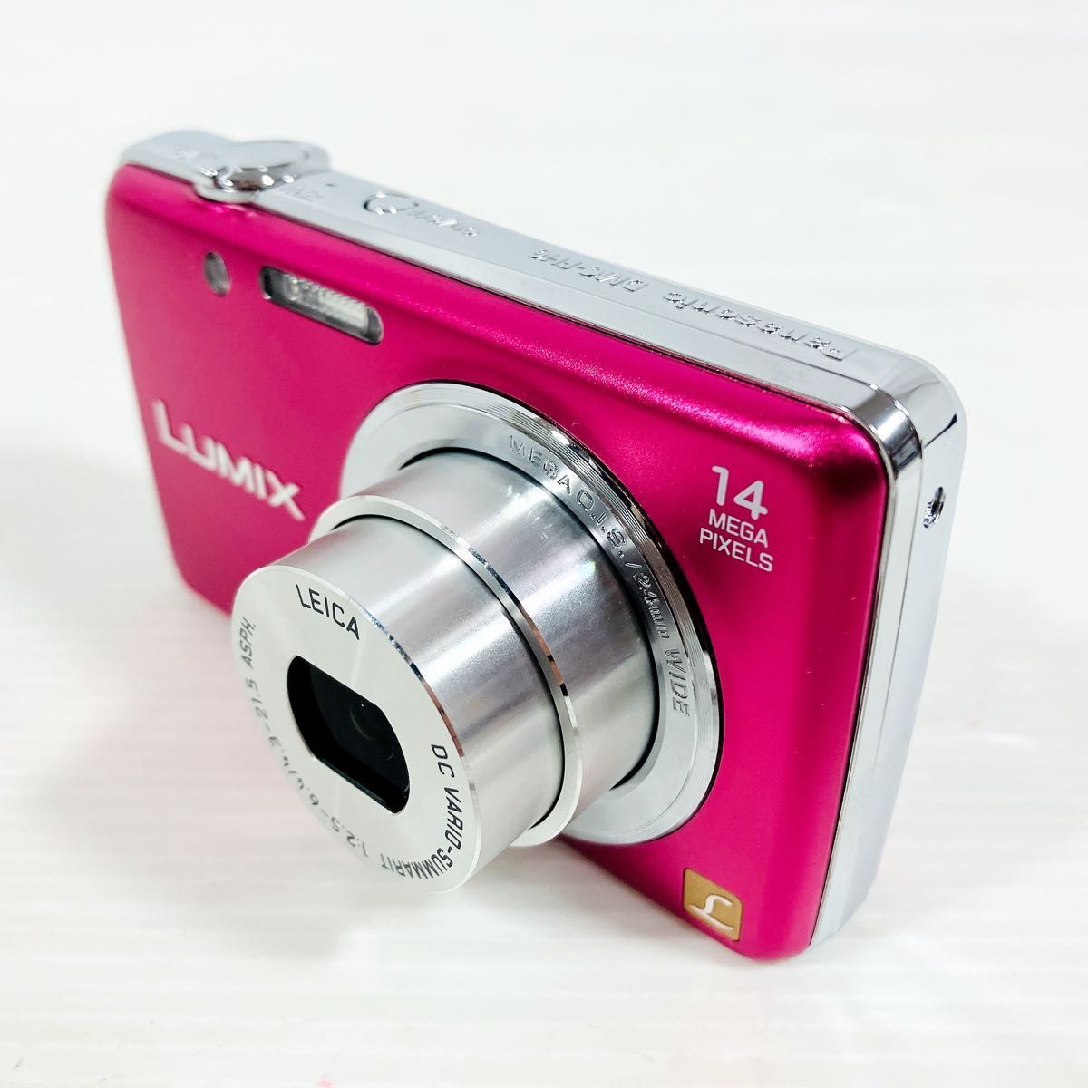 美品】 Panasonic パナソニック LUMIX FH6 PINK コンパクトデジタル