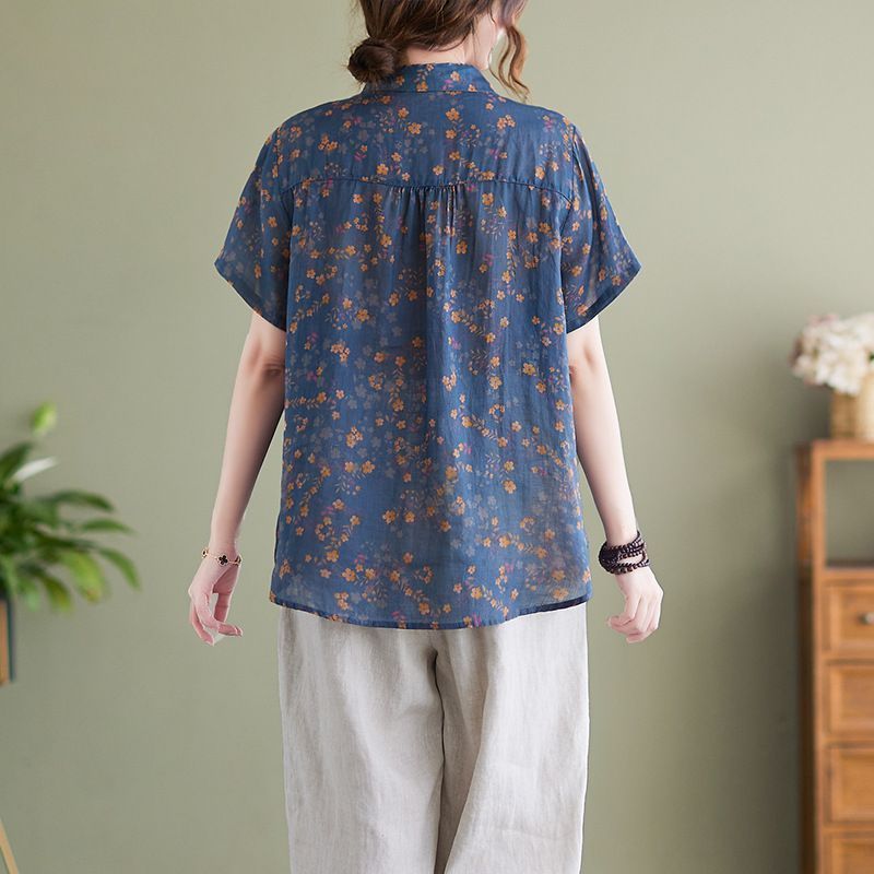 Tシャツ レディース 半袖 夏 ゆったり きれいめ ブラウス シャツブラウス プルオーバー シャツ カットソー おしゃれ 夏 ゆったり コーデ ブラウス レディース 半袖 ゆったり カットソー森ガール