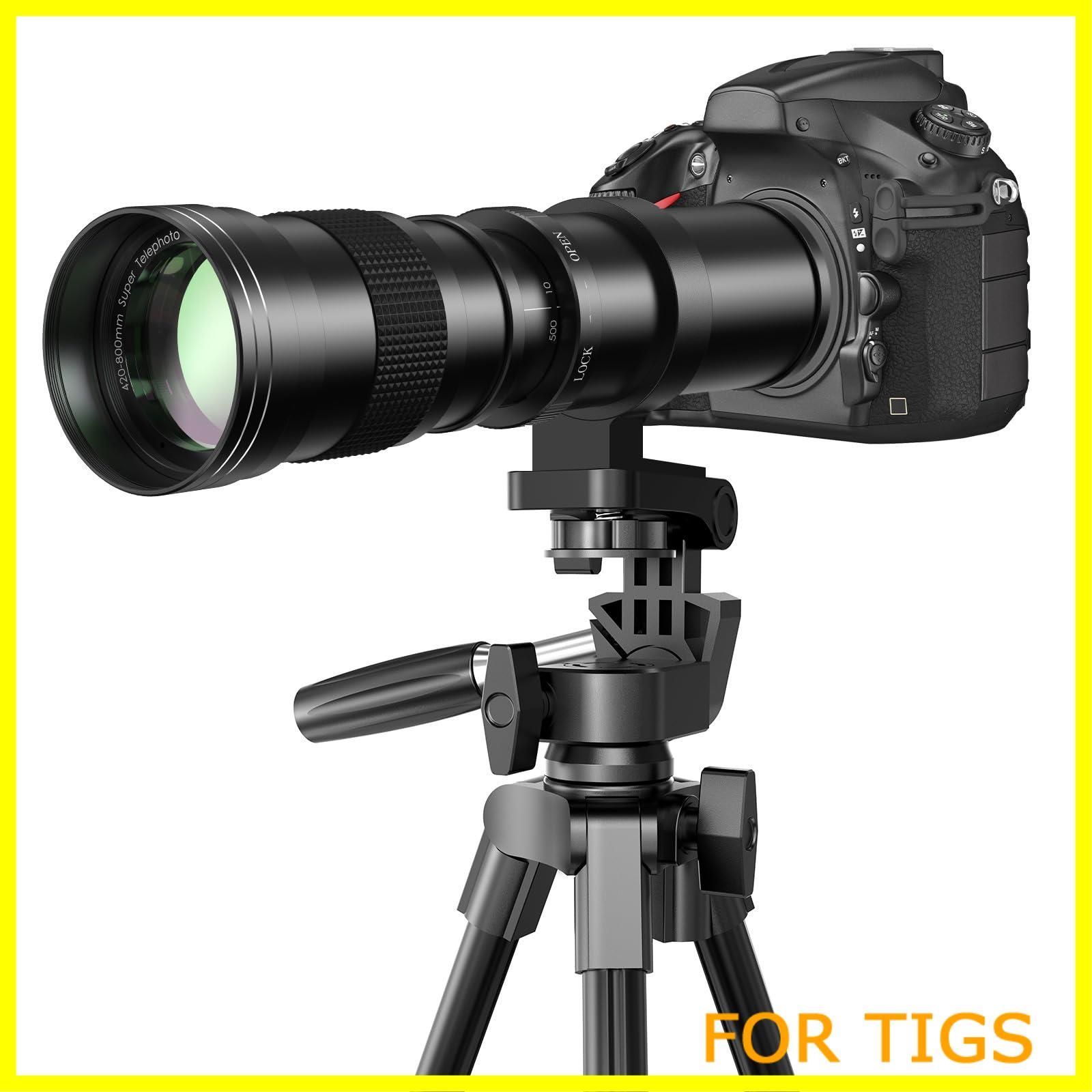 新着商品 Lightdow 望遠レンズ420-800mm f|8.3 対応ニコンF-mount マニュアルズーム望遠レンズ T-マウント対応ニコンD5500 D3300 D3200 D5300 D3400 D7200 D750 D3500 D7500 D
