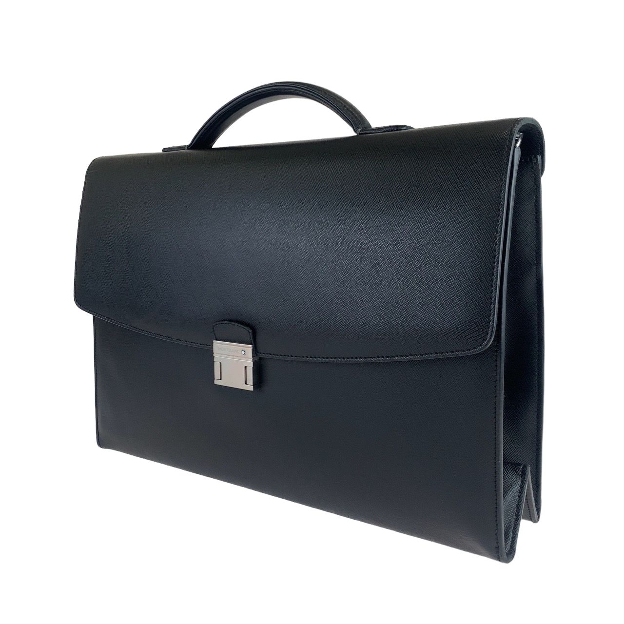 最安値低価【Montblanc】モンブラン ビジネスバッグ ブリーフケース レザー 黒 バッグ