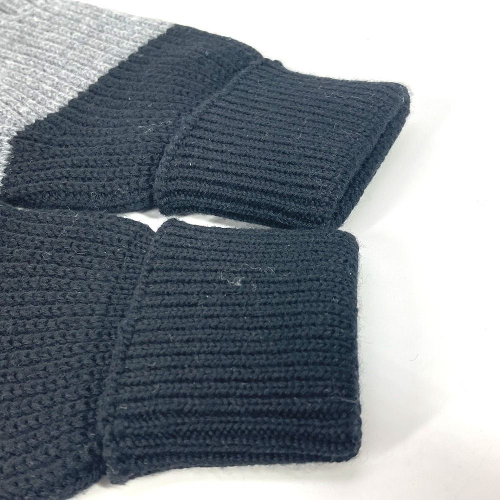 新品 PaulSmith カシミヤ シグネチャーストライプ レザー