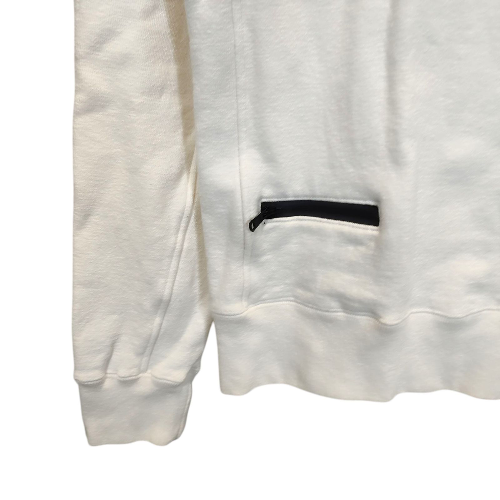 6373 TFW49 クルーネックスウェット　サイドジップ　ホワイト TFW49 ティーエフダブリュー ゴルフ サイドジップ クルーネック