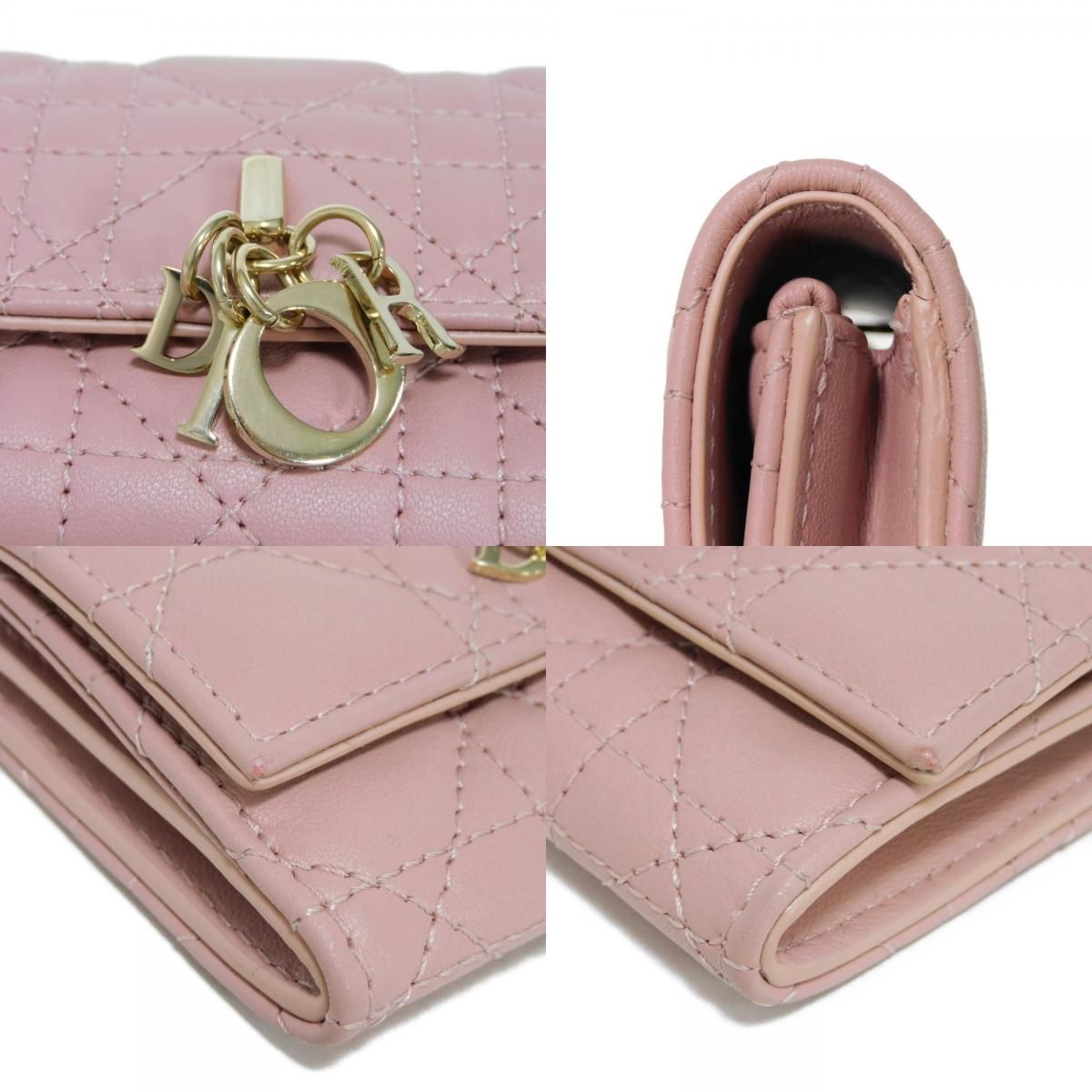 Dior ディオール グリシン ウォレット MyDior ロゴ チャーム コイン 