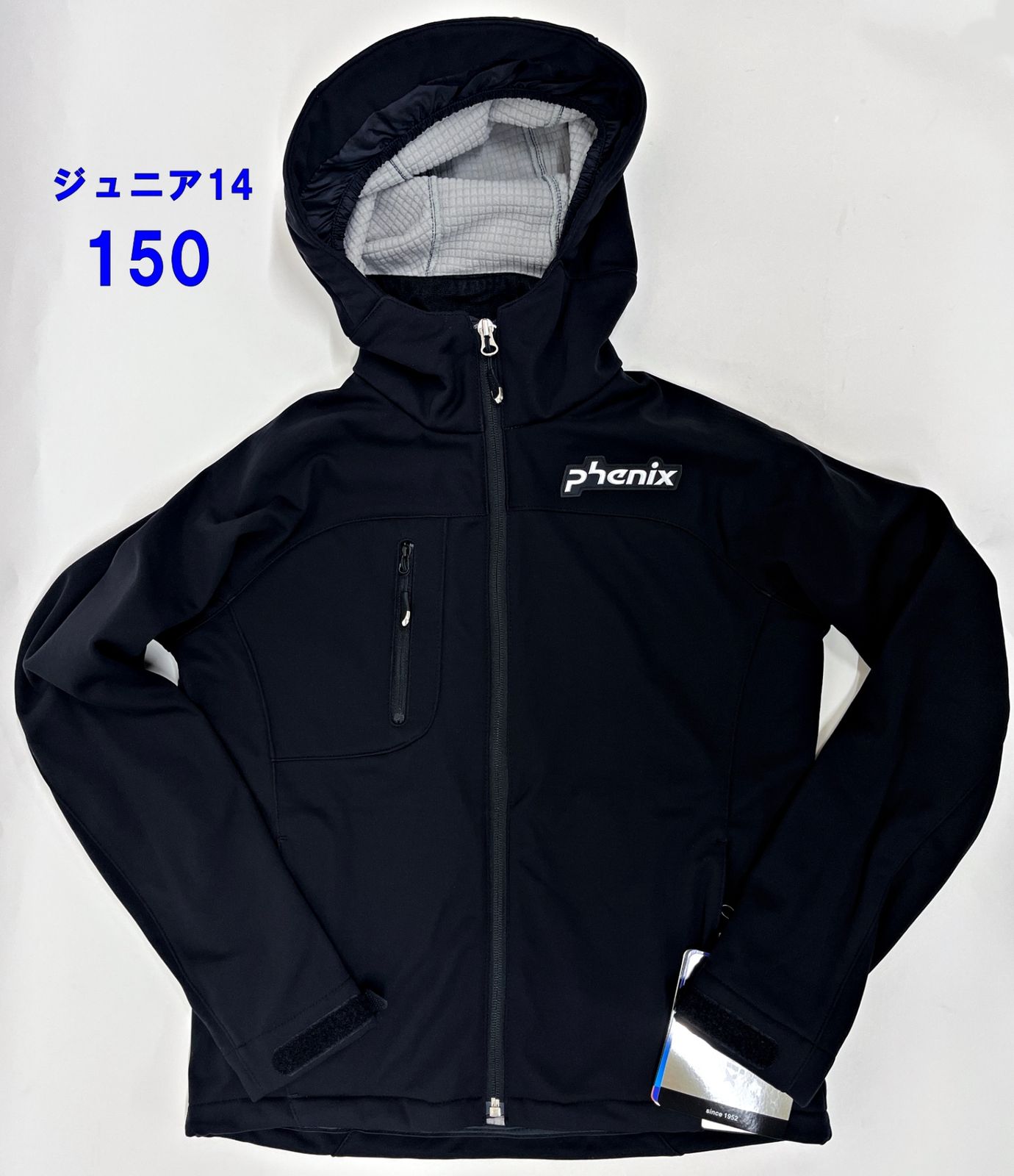 phenix - フェニックス ジュニア ミドルジャケット 14 150cm ES4G2KT70 ブラック ミドラー Phenix R2503-022 フェニックス ジュニア ミドルジャケット 14 150cm ES4G2KT70