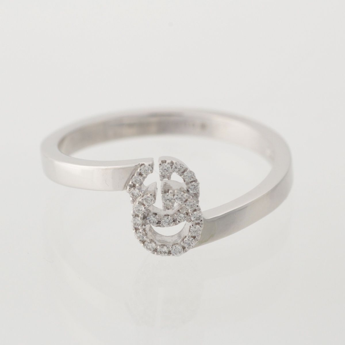 グッチ GGランニング 750WG ダイヤ リング 指輪 ジュエリー 750  