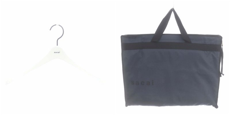 サカイ sacai レザーベルトドッキングワンピース ロング マキシ丈 五分