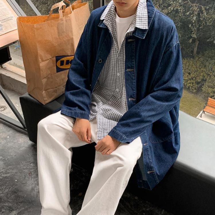 デニムコート メンズ ロングコート Gジャン ジャケット ロングコート ジージャン 大きいサイズ 春物 春服 | [ＺＨＯＮＧＪＵＥ] ジュージェン デニムコート メンズ