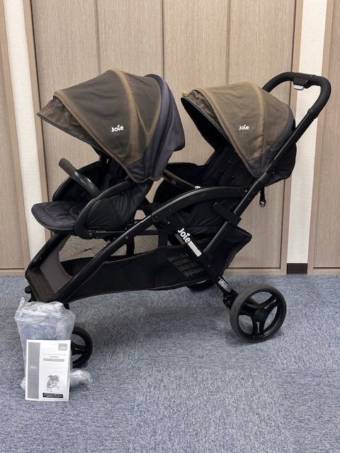 クリーニング済み Joie(ジョイー) 二人乗りベビーカー エヴァライトデュオ