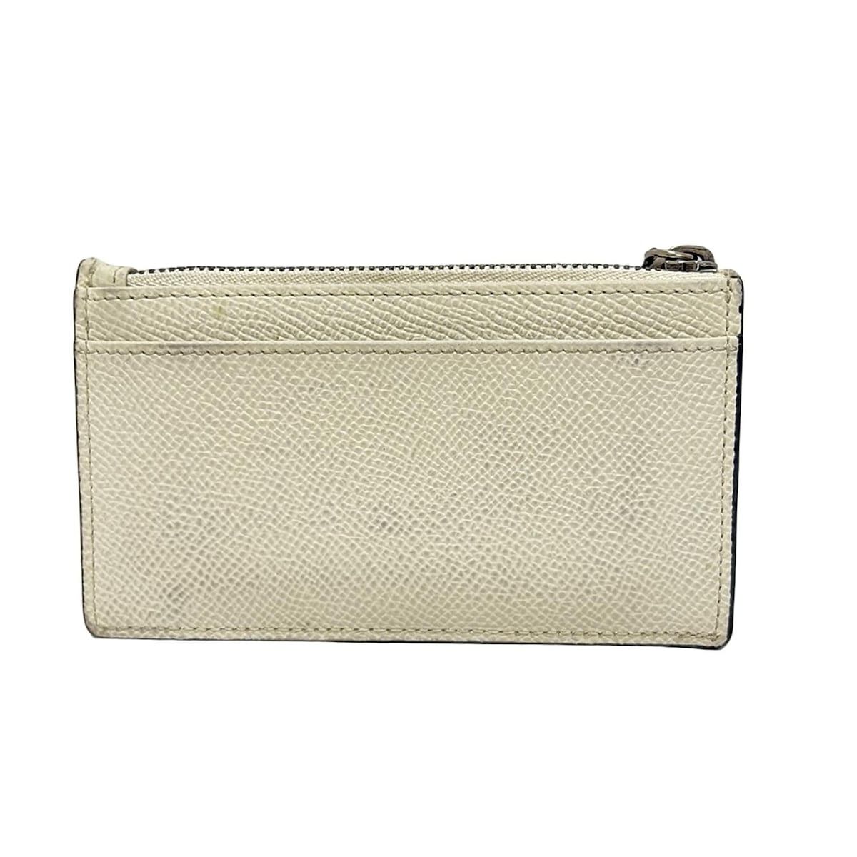 BONAVENTURA ボナベンチュラ コインケース - アイボリー フラグメントケース|カードケース付き レザー