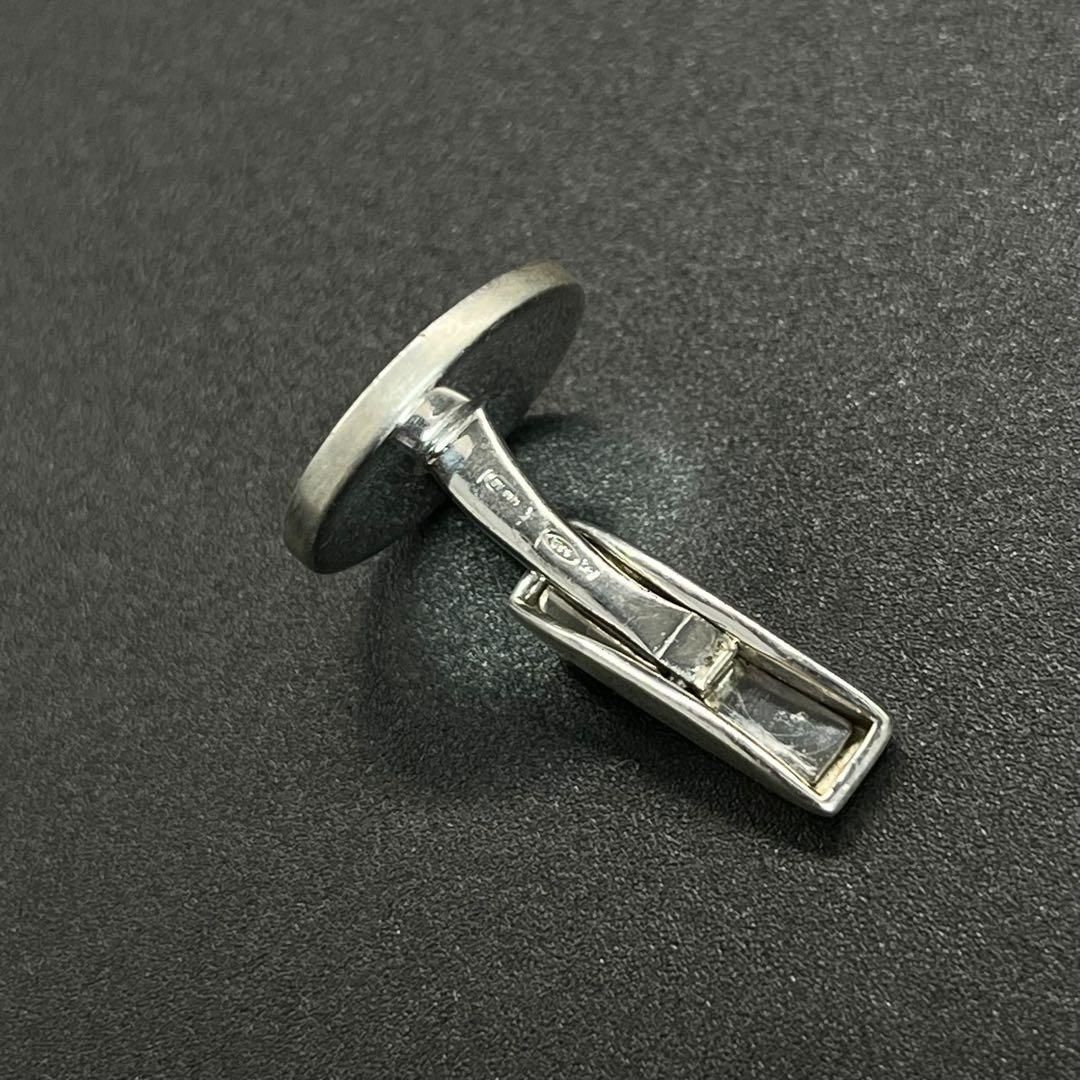確実正規品4944 BVLGARI ブルガリ カフスボタン オニキス シルバー