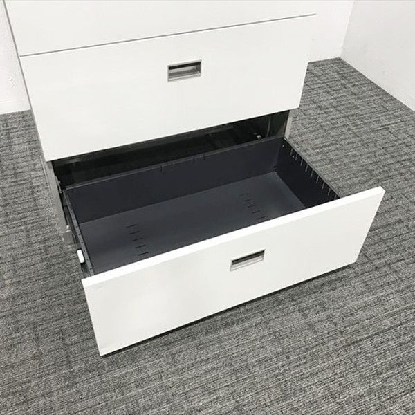 ラテラルキャビネット 3段 書庫 オフィスキャビネ オフィス