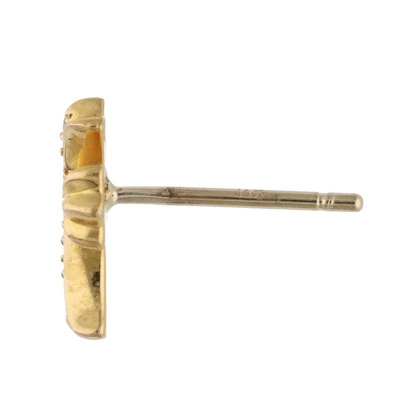  クロムハーツ 22 K CH CRS 2 FAT P DIA CHクロスファットスタッド PAVEダイヤ ゴールドピアス メンズ その他 アクセサリー